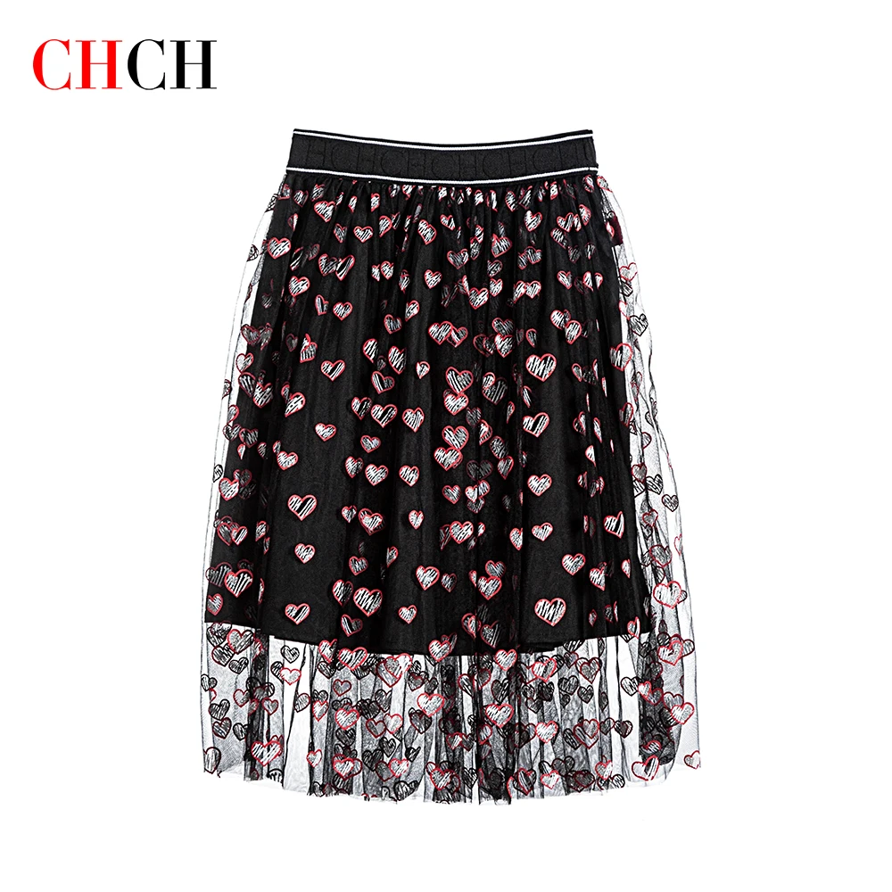 CHCH Girls Love Floral Dress Summer Cute Princess Casual 2023 Summer New Dress Children\'s Dress Birthday Prom Skirt Girls