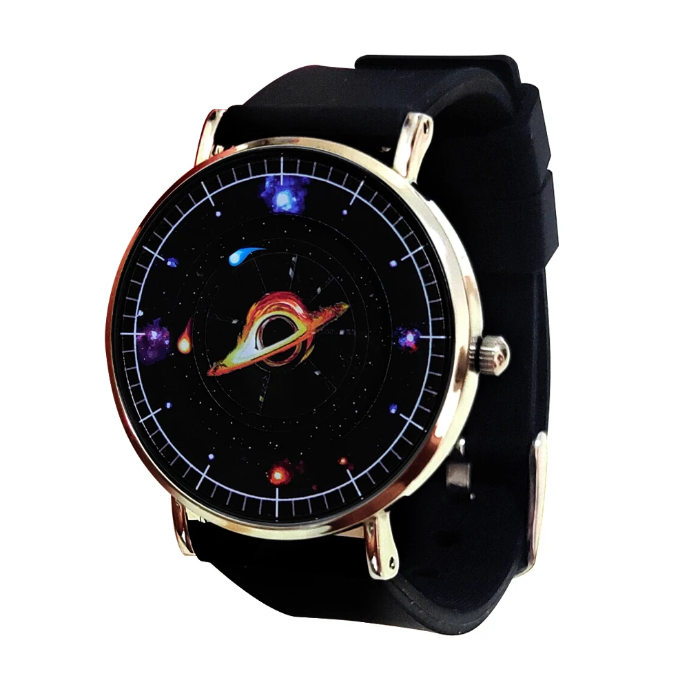 Imagem -04 - Relógio Quartz Dinâmico para Homem e Mulher Time Essence Pulseira de Peixe Ultrafino Criativo Silicone Fino Navio