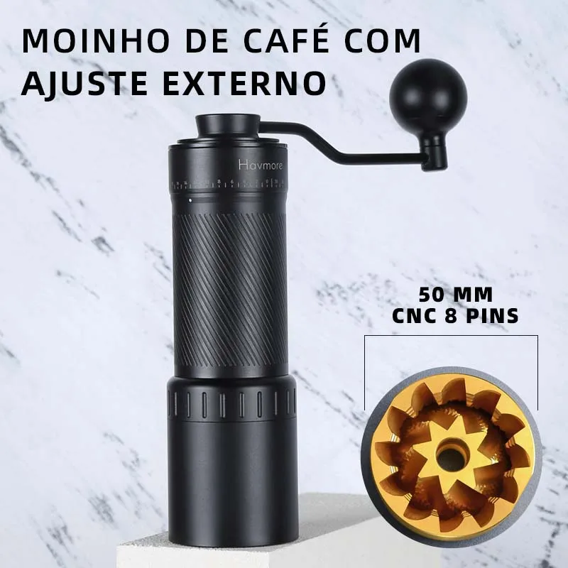 havmore-barista-espresso-portable-external-adjustable-50mm-titanium-burr-manual-coffee-grinder-hand-coffee-bean-grinder