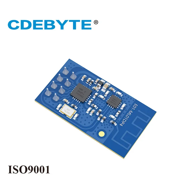 nRF24L01P Modulo wireless CDEBYTE E01-ML01DP4 2.4GHz 20dBm PA SPI DIP IoT Uhf Modulo ricetrasmettitore wireless Modulo antenna PCB