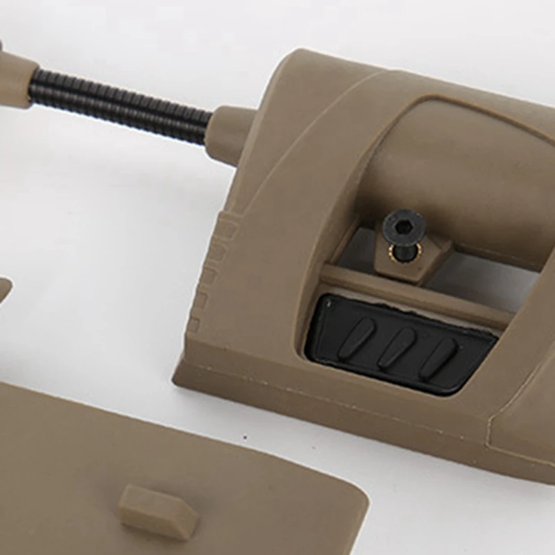 Helm lampu LED Airsofts taktis, Senter helm penghemat energi, 3mode