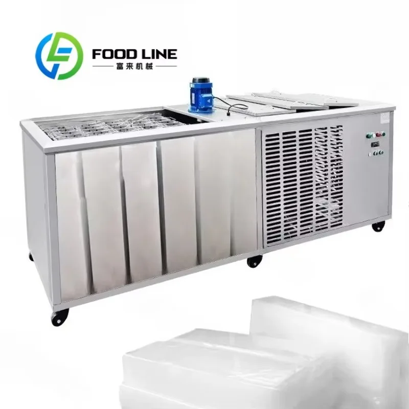 Customized 3000kg Daily 10 Ton Air Cooling Ice Block Making Machine Strong Commercial Ice Block Maker for Industrial Use