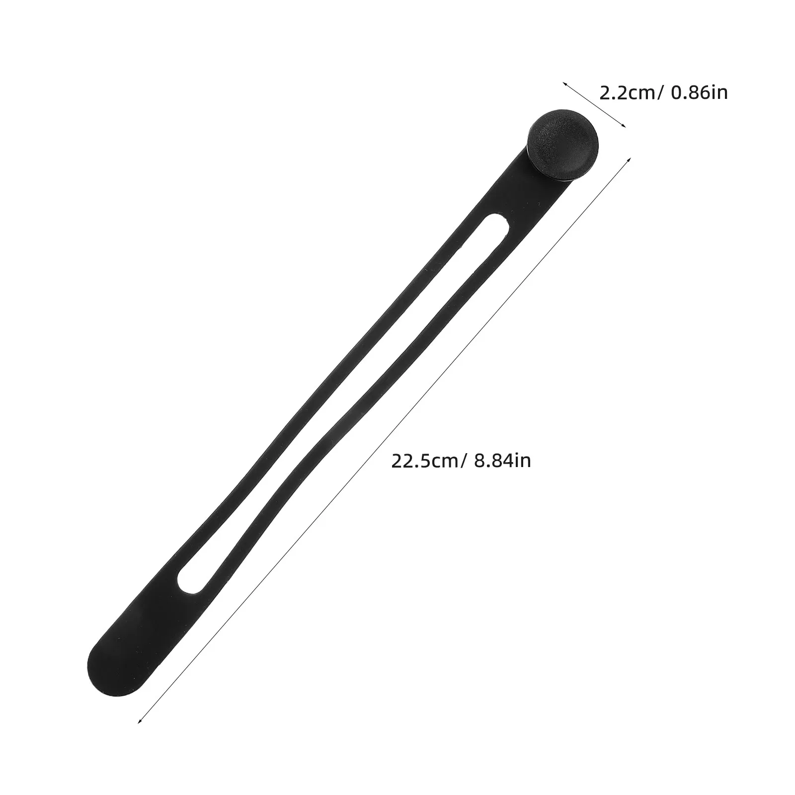 Silicone Cable Bundlers for Umbrella Storage Black Adjustable Strap Organizer Secures Umbrellas Neatly Compact Travel Friendly
