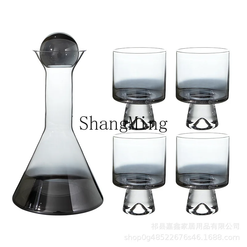 DSA Electroplated Rose Gold Cold Kettle Model Room Decorative Water Utensils Ornament Set Household Kettle