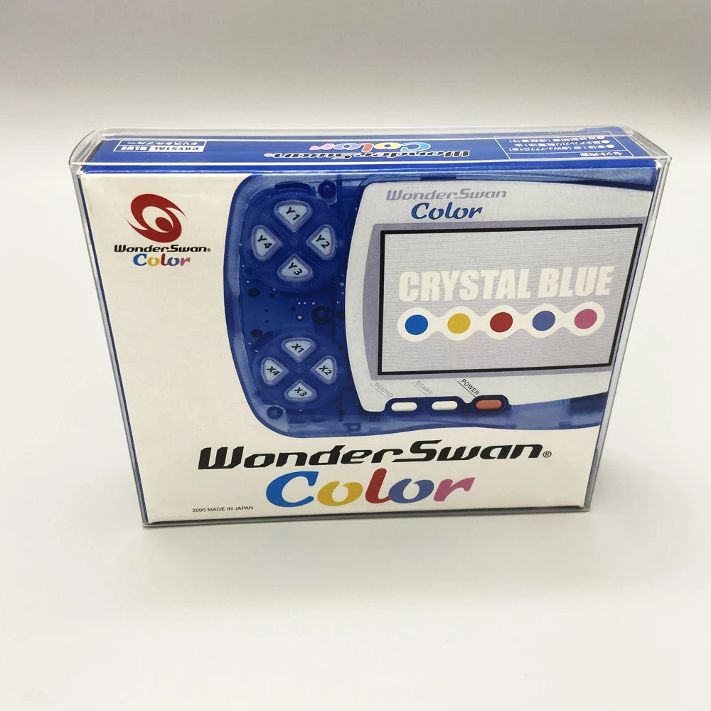 1 Protector de caja para The WONDER SWAN Color WSC Bandai estuche de exhibición transparente