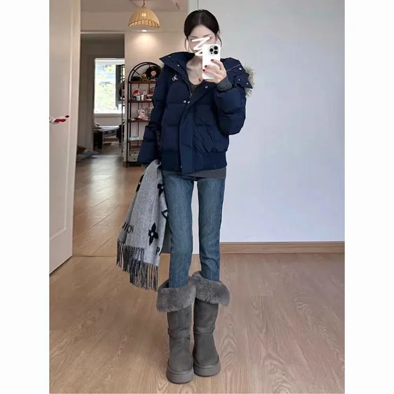 Fleece Skinny Jeans Women's 2026 New Autumn and Winter High Waist Slim Fit Elastic 100 Matching Boots Small Feet Pencil Pants