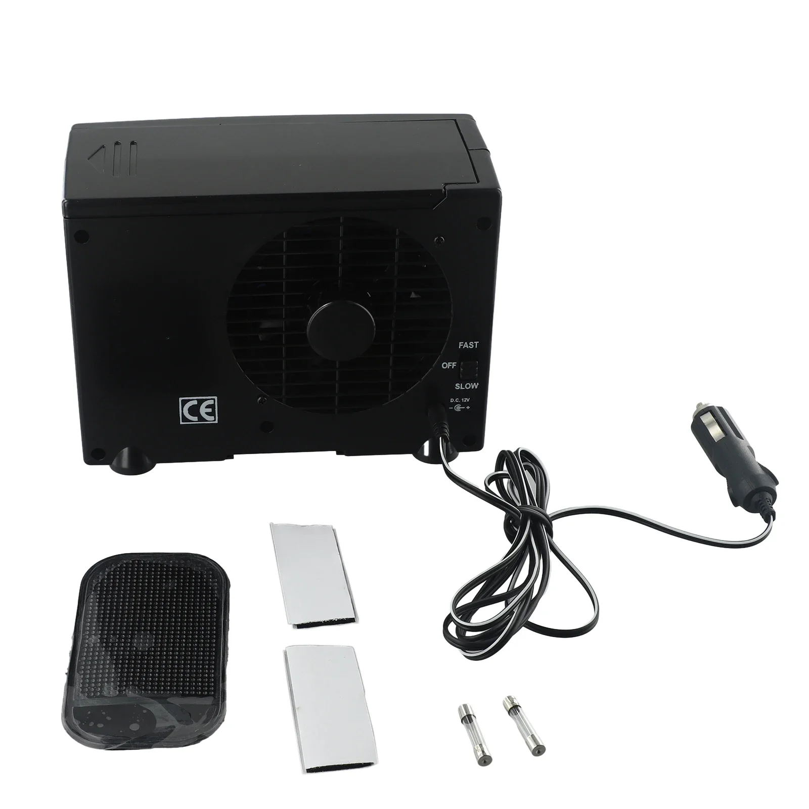 

Home Improvement Heating Cooling Cooling Fan Car Fan Beautiful Blade Hose 12V 200*110*150mm For Table Desk Shelf