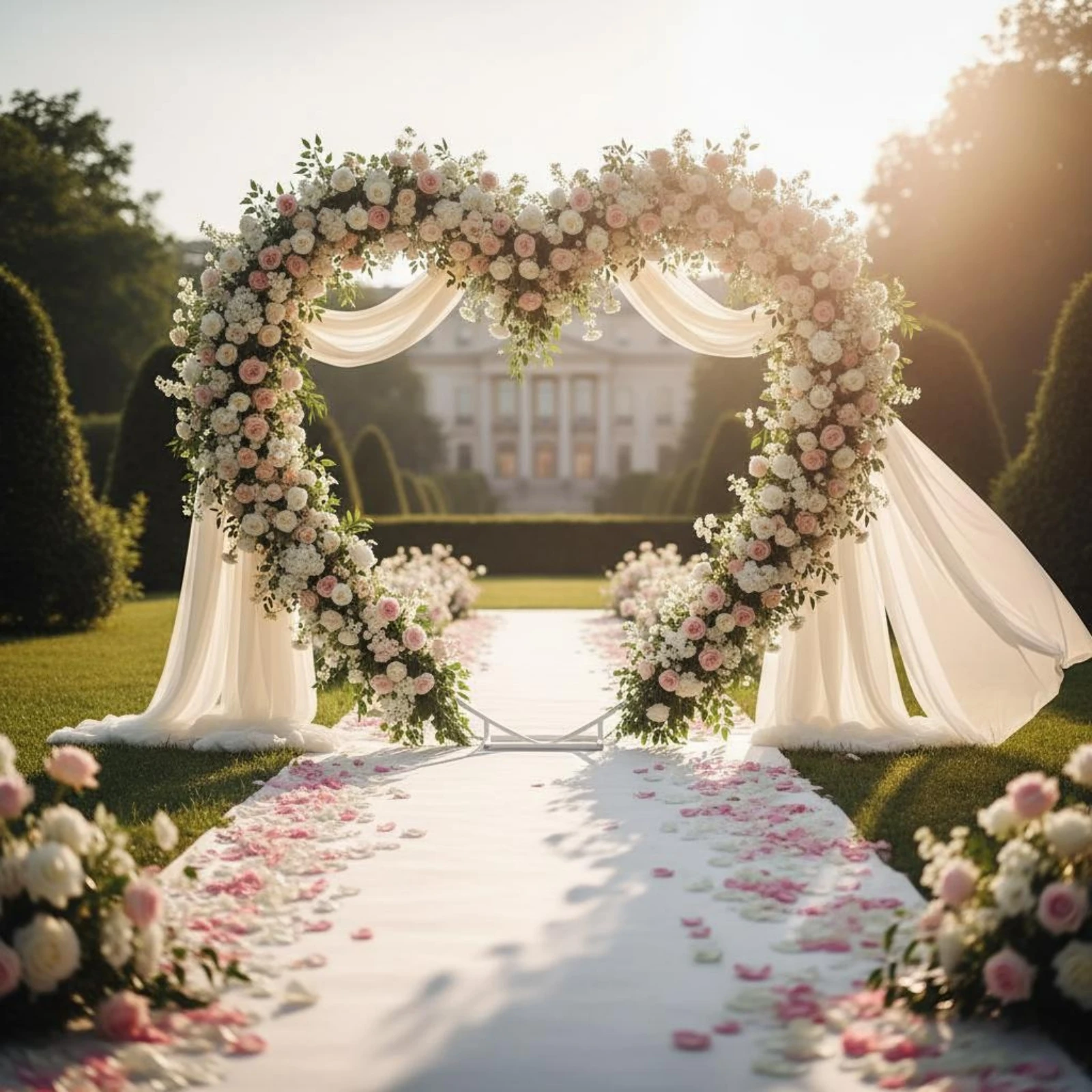 Heart-Shaped Arch Frame Painted Finish Metal Heart Arch Event Decor Welded Look Romantic for Events