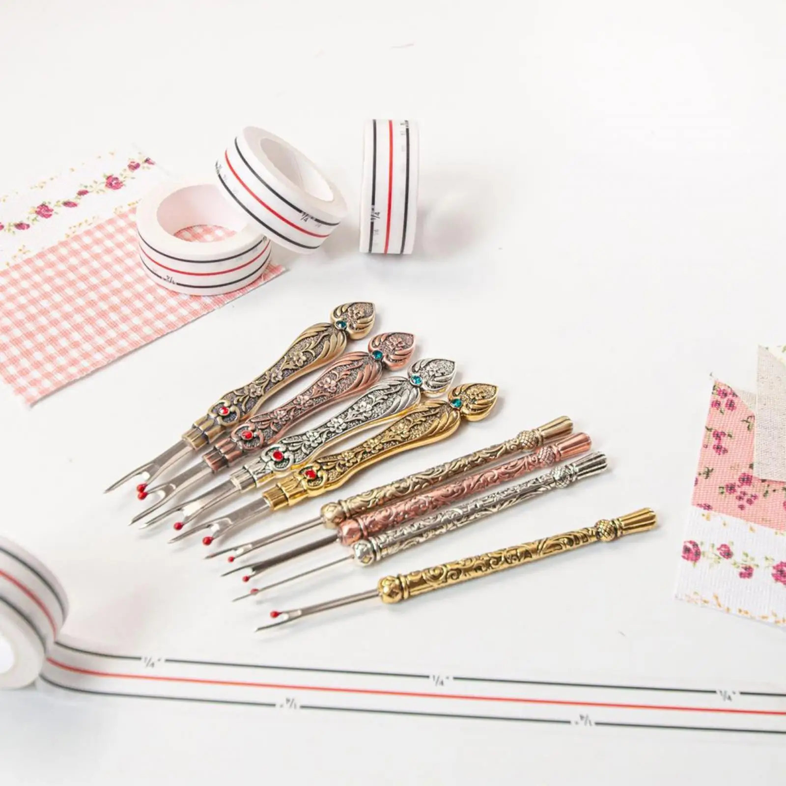 Seam Ripper and Tape Set Stitching Straight Stitch Unpicker for Sewing Enthusiast Tailors Mother Grandmothers Fashion Designers