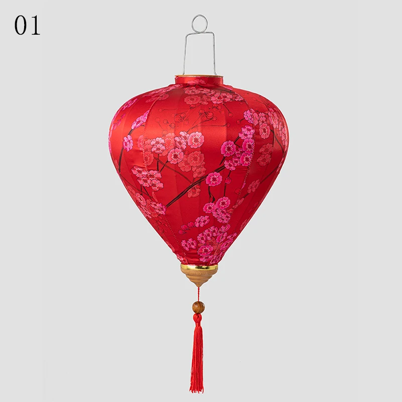 NONE Traditional Lantern Satin Silk 12/14 inch 10