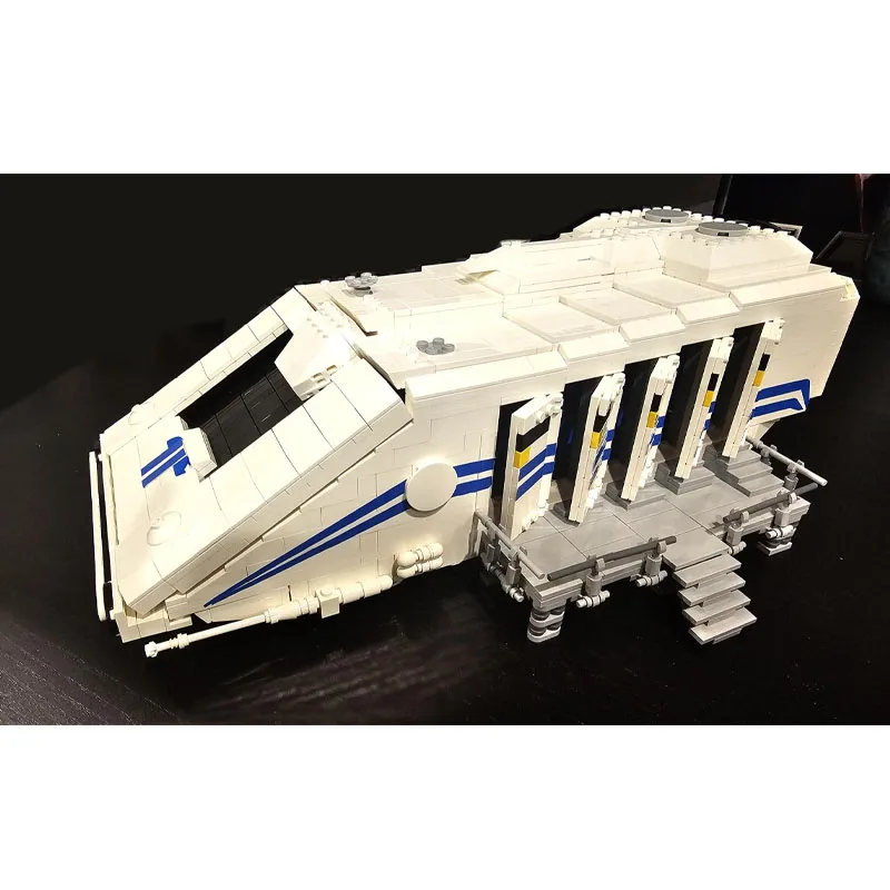 

MOC-115743Зажим для фильмов Космический космический корабль Линкор Строительный блок Модель1899ДеталиMOC Креативная детская игрушка на день рождения для мальчиков в подарок