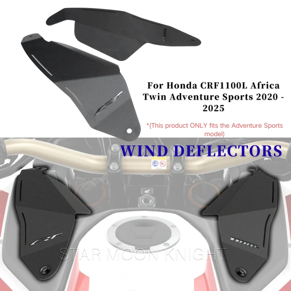 

Cockpit Air Deflector Front Fork Wind Deflectors For Honda CRF1100L CRF 1100 L Africa Twin Adventure Sports 1100L 2020-2025