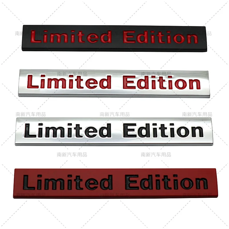 The Limited Edition metal emblem is suitable for Audi A4L A6LQ5 modified cars with multiple rear stickers