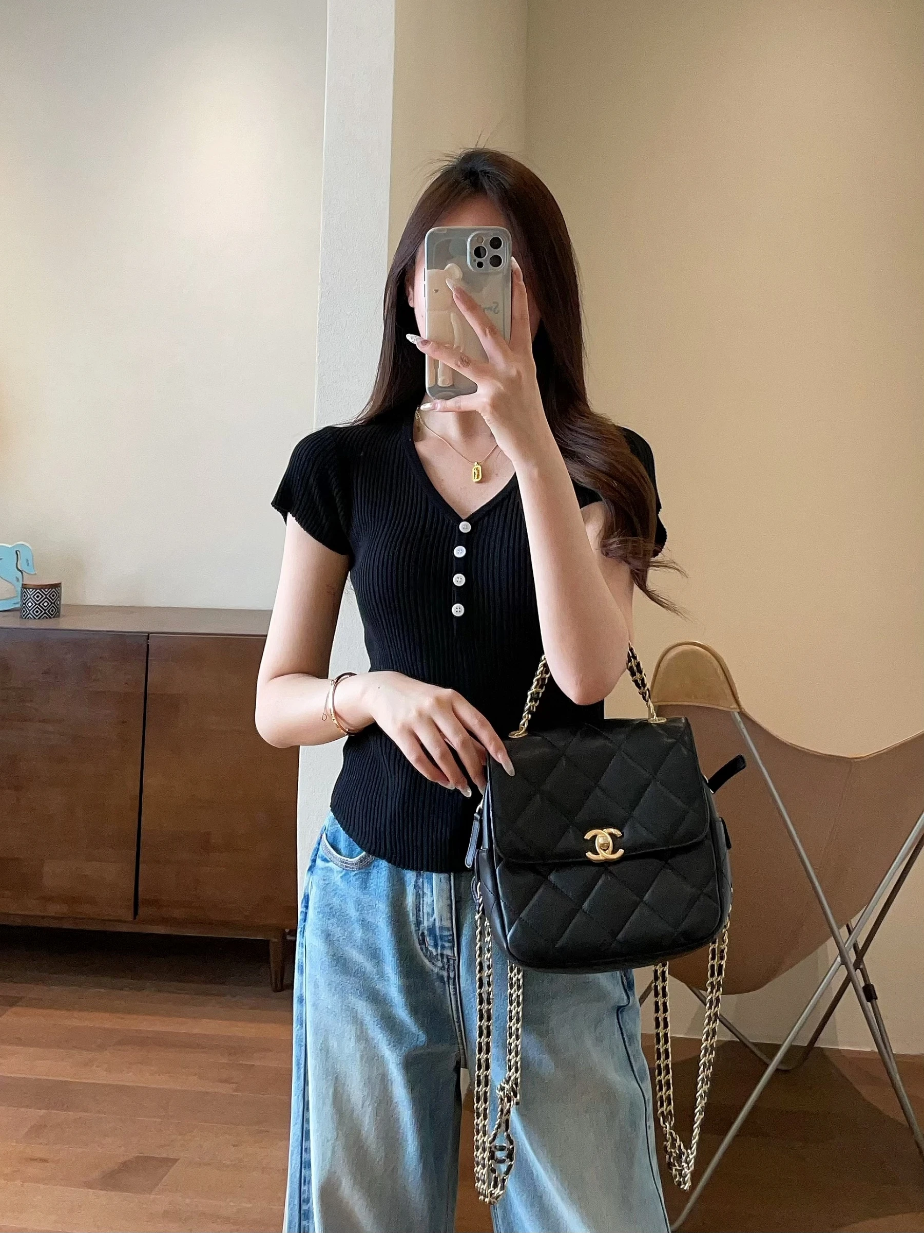 

WTHEONE Women's V-ne ort Sve Knitted T-irt Summer 2025 Breathable Cool Feeling Lyocell Linen Mixed Fiber Top