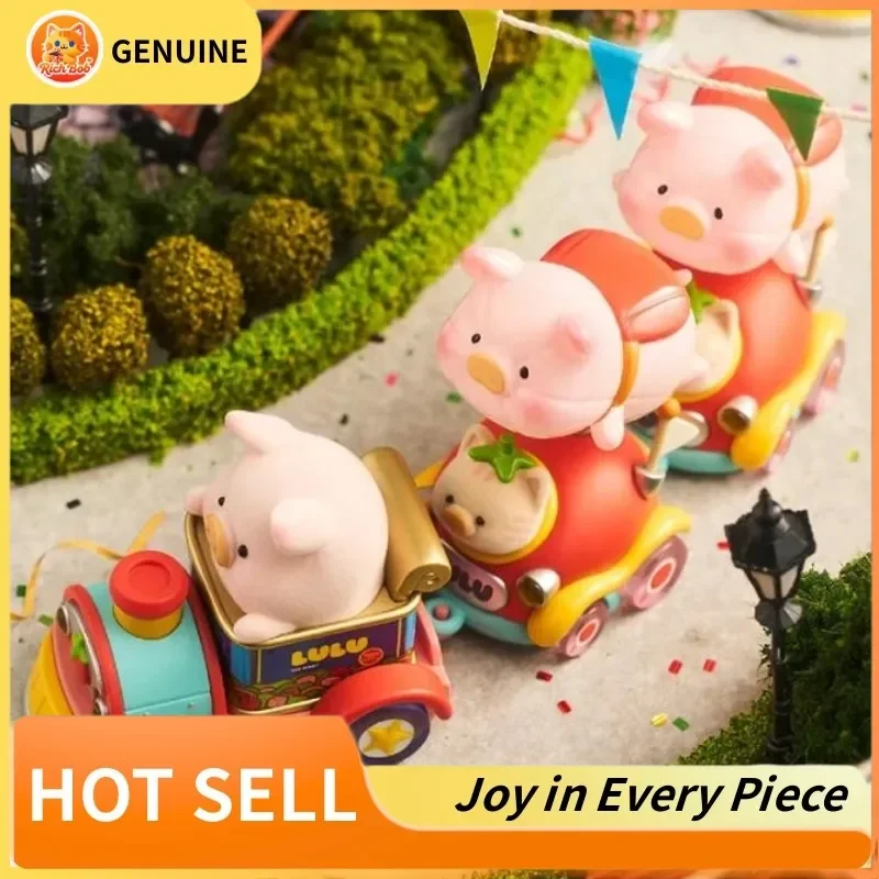 

Genuine Lulu The Pig Colorful Amusement Park Series Blind Box Fashion Anime Figure Mystery Trendy Collectible Model Children Toy
