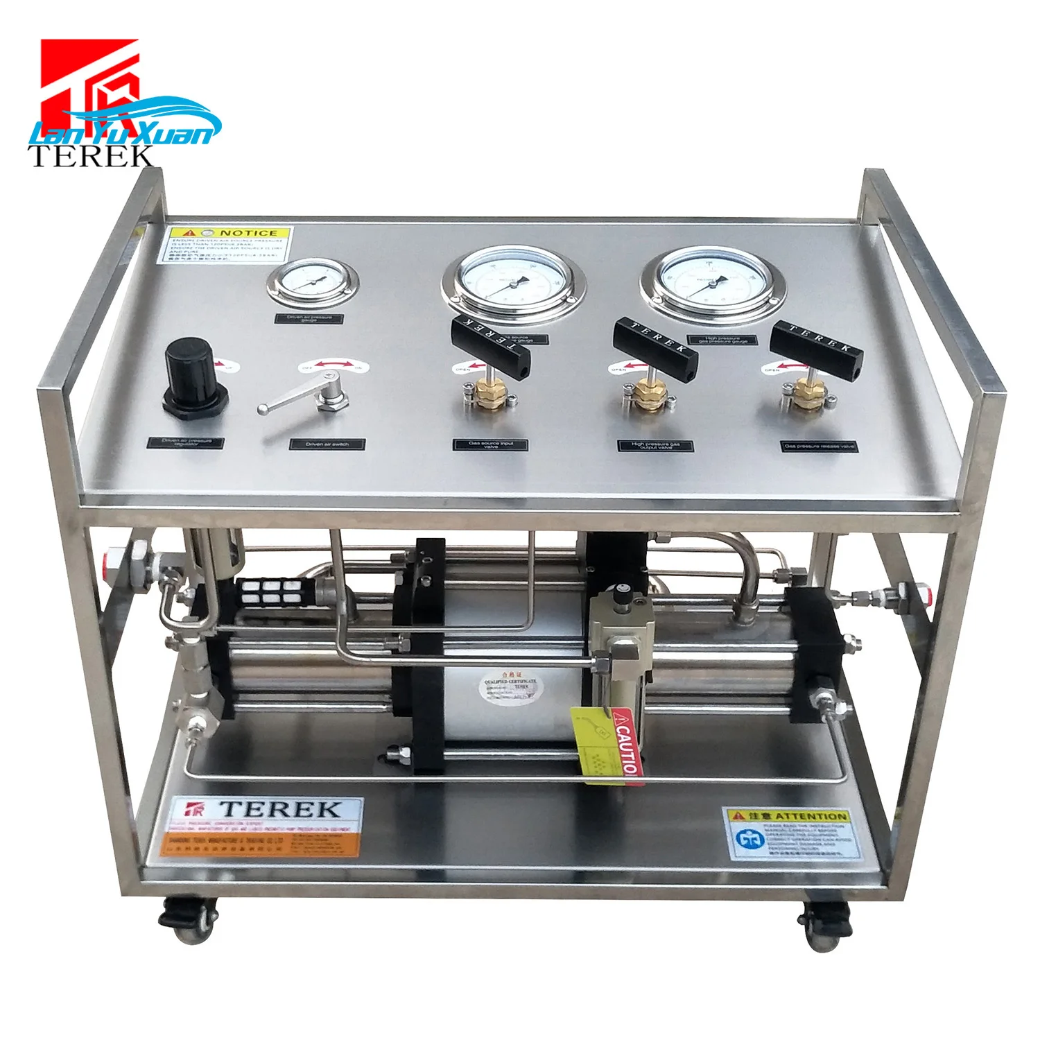 High pressure double action air booster pump with digital  controller