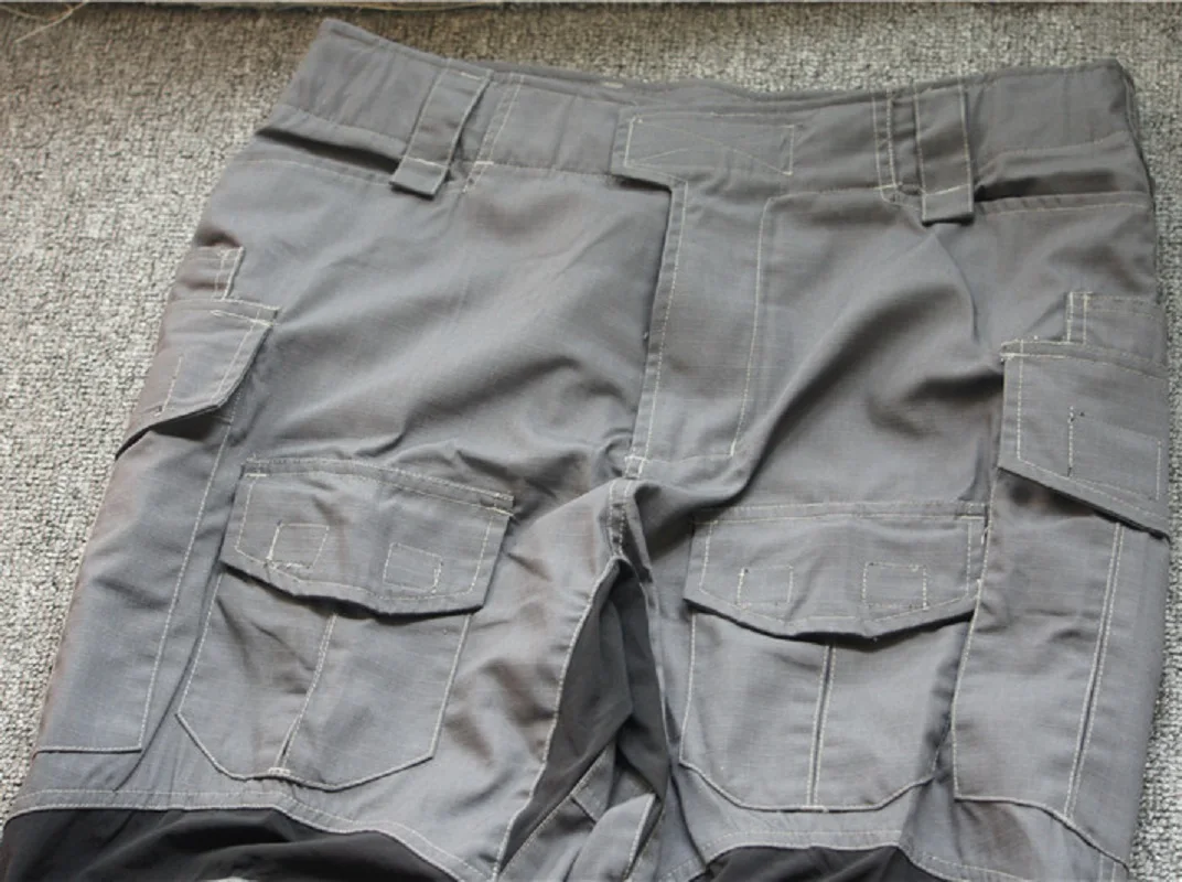 WG Outdoor Gray G3 Wear-Resistant Frog Suit Training Pants