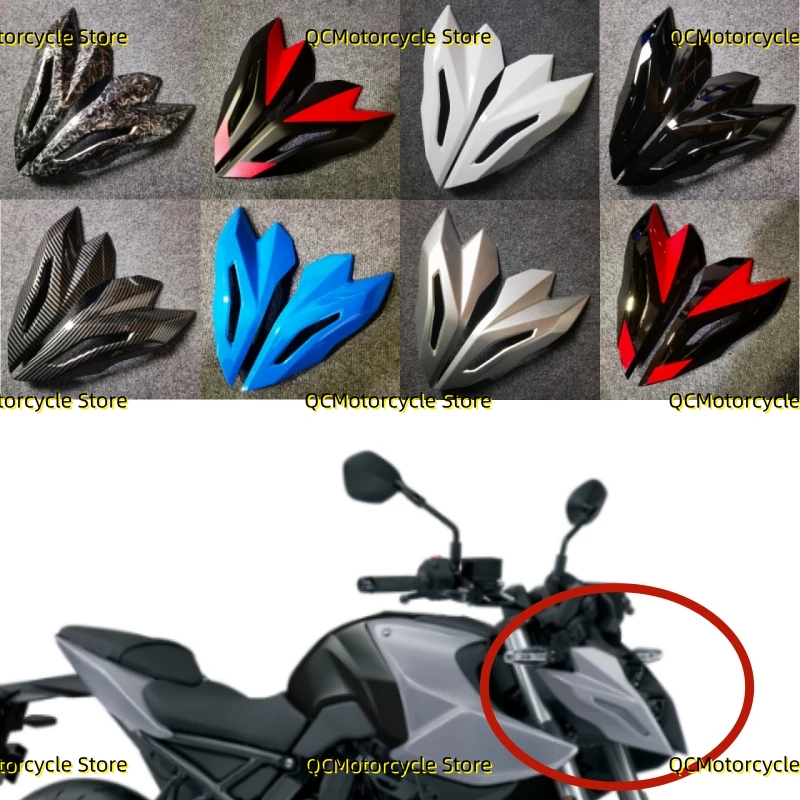 

Head Side Panel Upper Front Headlight Nose Turn Signal Fairing Fit For Suzuki GSX-8S GSX8S 2023-2026 Motorcycle Accessories