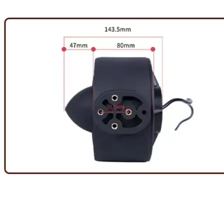 CW 155ROV Underwater Propeller for DIY ROV Robot Remote Control Boat 24V to 48V 800W 130N Thrust Stable Output