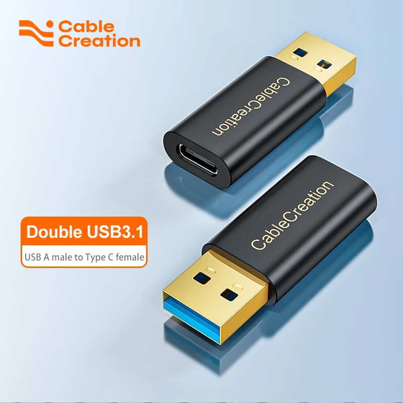 

CableCreation USB C to A Adapter - 5Gbps USB 3.1 for Laptops, Logitech StreamCam, VR Link, Charging