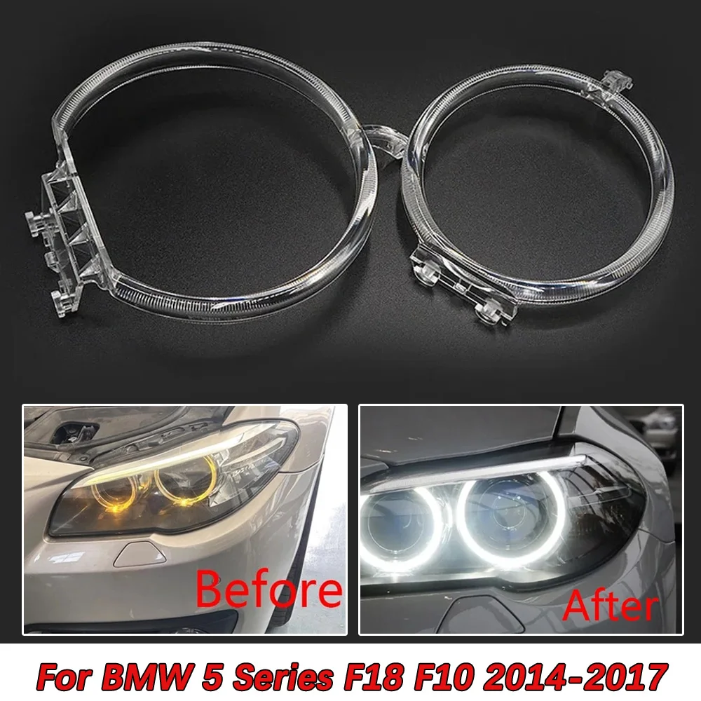 

1 пара для Bmw 5 серии F18 F10 2014-2017 Drl Light Guide Plate Light Guide Tube Фара дневного света Guide Angel Eye
