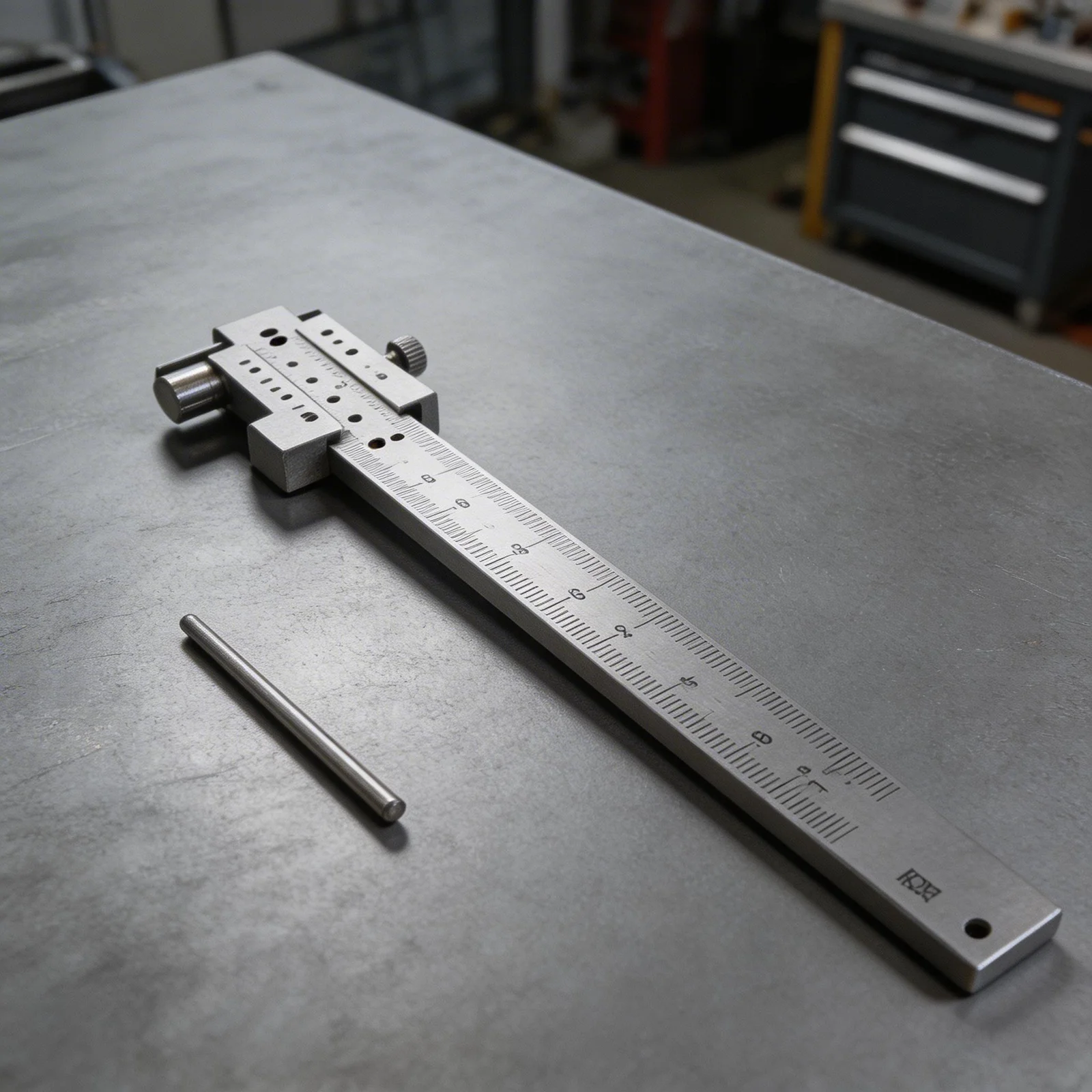 Metal Scriber Caliper 200mm Made of Stainless Steel for Precise Marking on For Wood Steel Iron with Accurate Scale