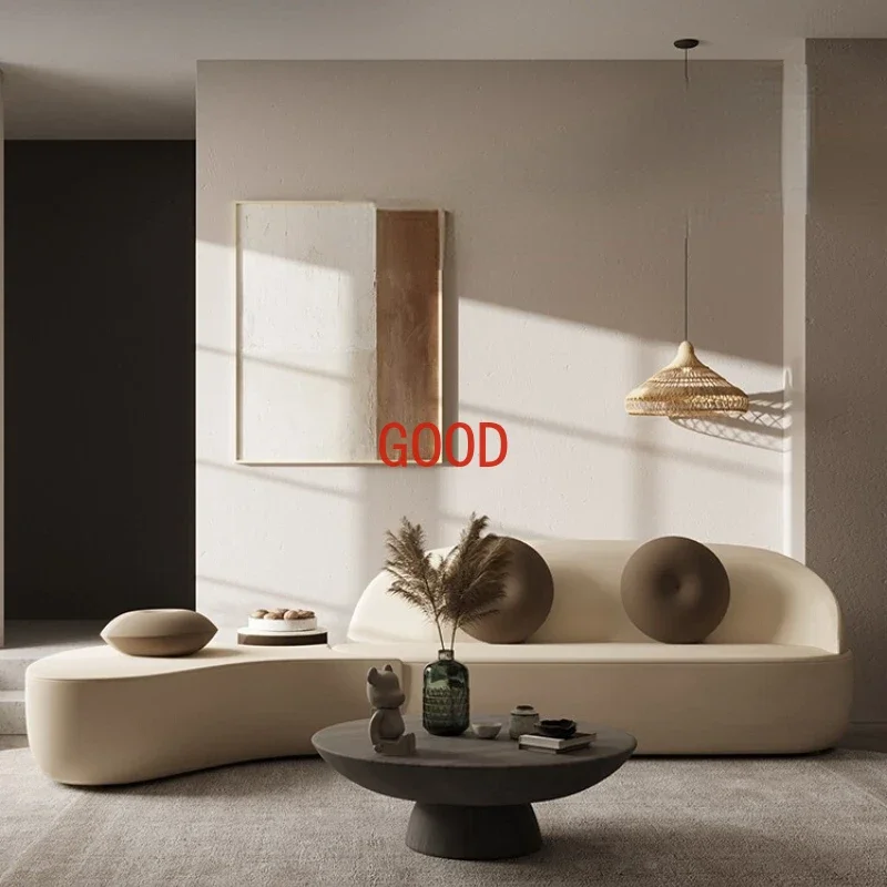 

Sofa Simple Cloth Silent Style Creative Italian Special-Shaped Sofa