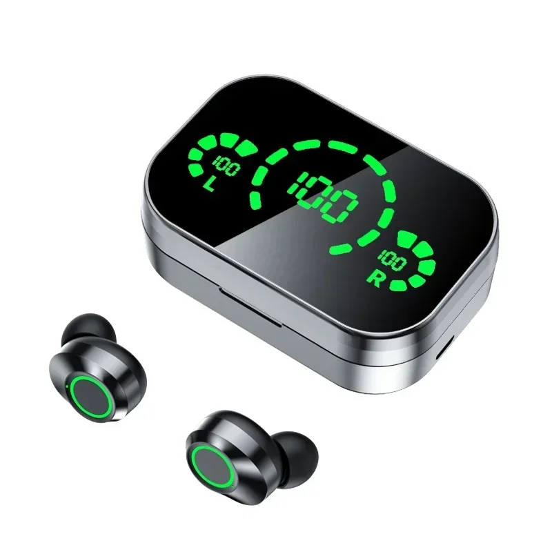 Charging Bin Display Bluetooth Compatible Off Standby Time Charging Voltage Wireless Earphones Headphone Charging Time