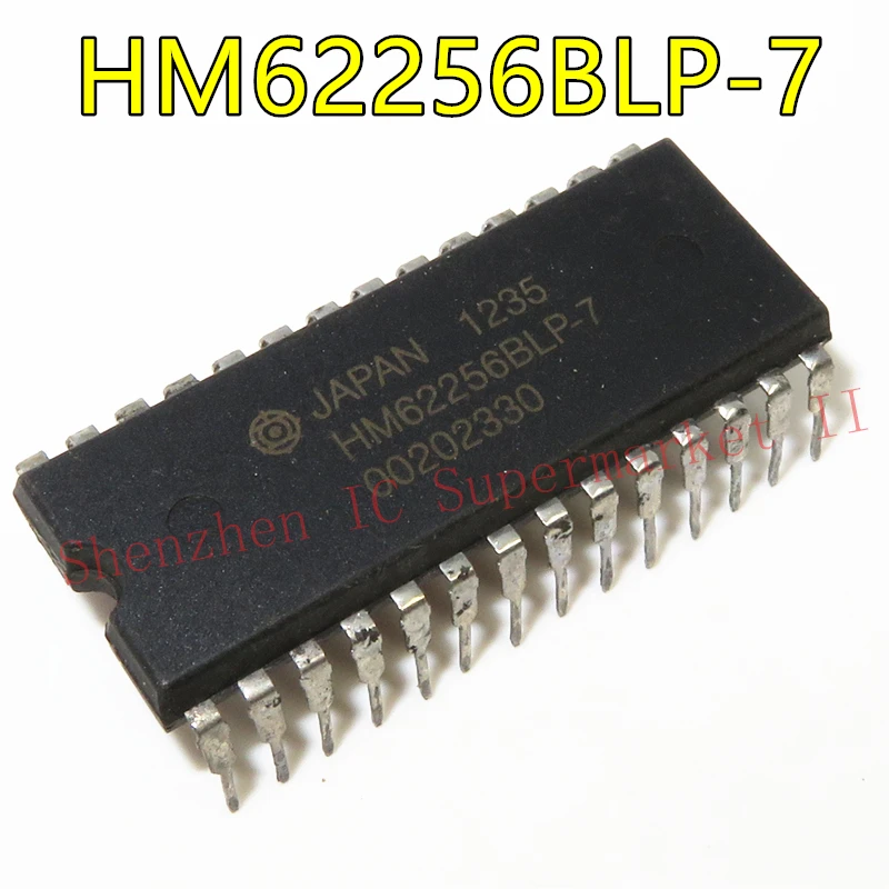 1pcs/lot HM62256BLP-7 HM62256 HM62256ALP HM62256A 62256 DIP-28 In Stock