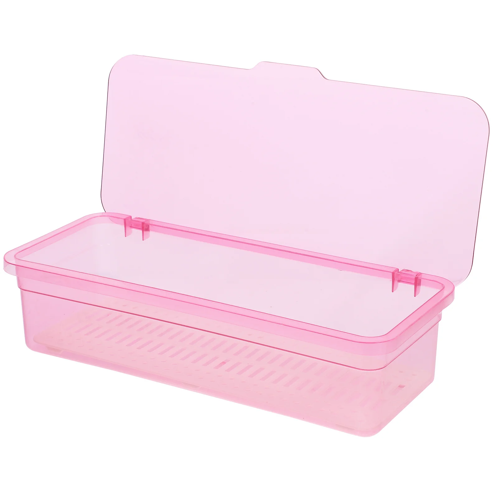 1 Buah Rak Sumpit Dapur dengan Tutup, Kotak Penyimpanan Peralatan Makan Plastik, Pengering, Organizer, Keranjang Peralatan, Wadah, Tempat Penyimpanan