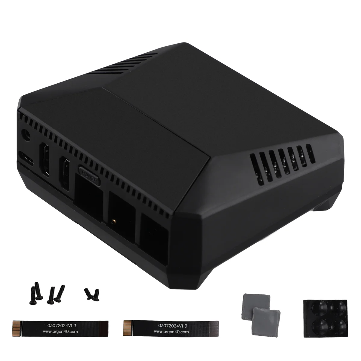 

Корпус AU32-Argon ONE V3 M.2 для Raspberry Pi 5, черный корпус из алюминиевого сплава