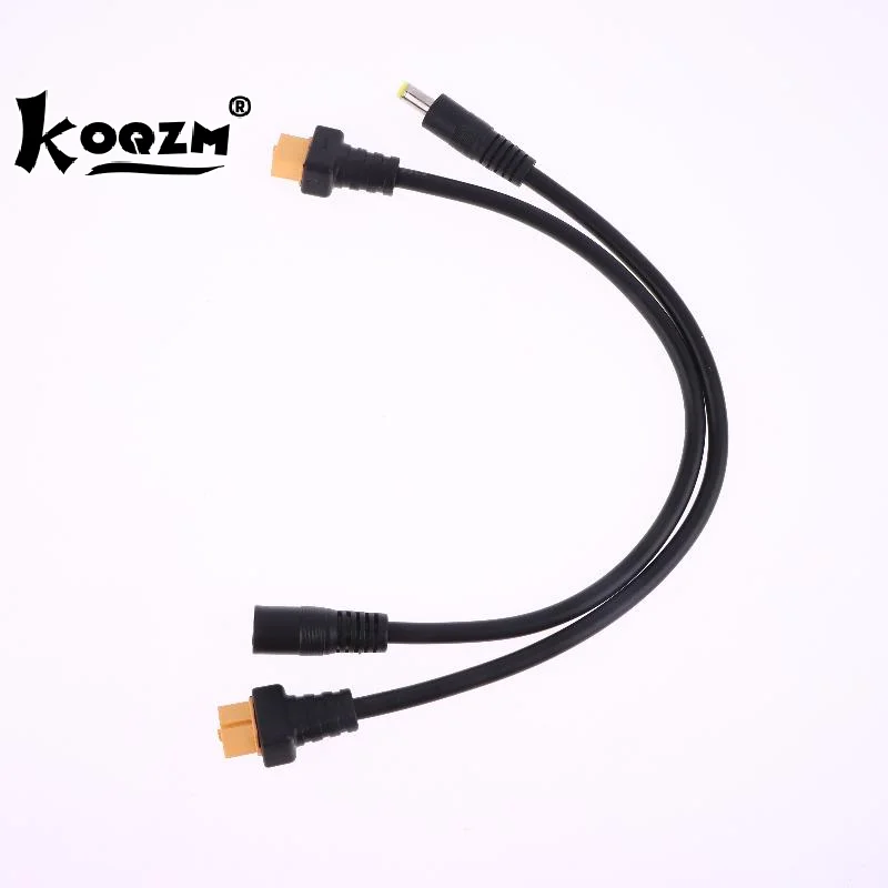 1 Piece Battery Charging Adapter Cables XT60 Male And Female Connector To DC5521/DC5525 Power Cable Adaptor 15AWG