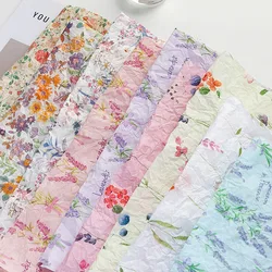 20sheet 50x70cm flower cute patern Paper Tissue papers flower bouquet gift package paper f birthday wedding valentines's day