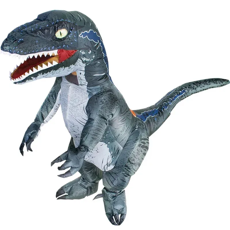 حار T-REX فيلوسيرابتور نفخ ديناصور زي أنيمي بوريم هالوين حفلة تأثيري ازياء للرجل امرأة فستان بتصميم حالم سو غوم