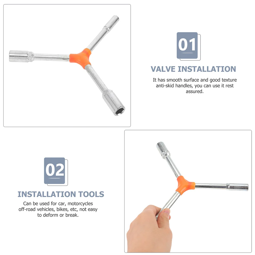 

2pcs Puller Valve Stem Installer Metal Car Repair Car Tire Maintenance Tool Valve Stem Removal Tool Tire Lever