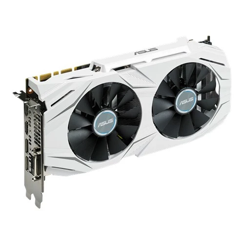 بطاقة رسومات ASUS DUAL GTX1070 O8G GDDR5 8GB 256bit 1070 تدعم PCI-E 3.0 HDMI DP DVI 8pin مروحة مزدوجة تبريد كمبيوتر مكتبي