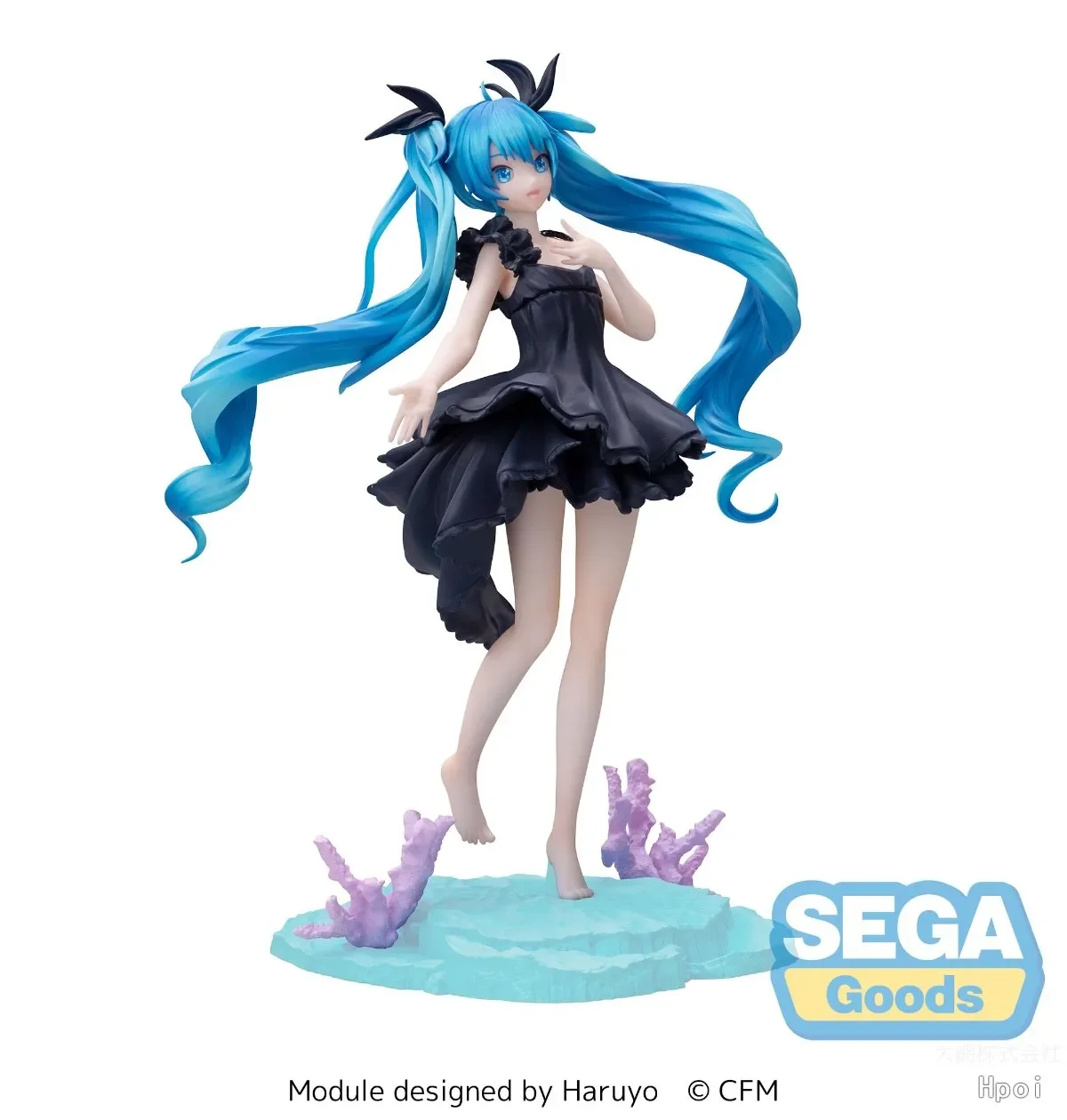 متوفر في المخزون الأصلي SEGA Luminasta Miku Diva Project MEGA 39's Miku-Deep Sea Girl دمى أنيمي أرقام اللعب الهدايا