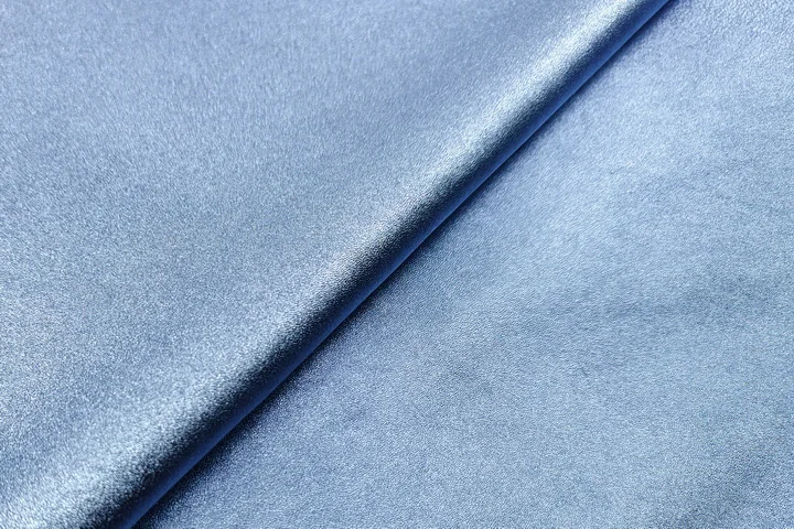 

Bodin Joyeux Lambskin Metal Film Covered Leather Home Fabric Sponge Pad DIY Hanrt Material French Origin