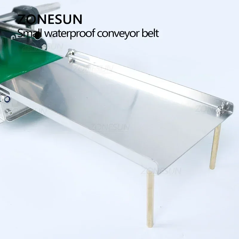 ZONESUN électrique petite table automatique étanche convoyeur bouteille transfert équipement de transport pour la Production