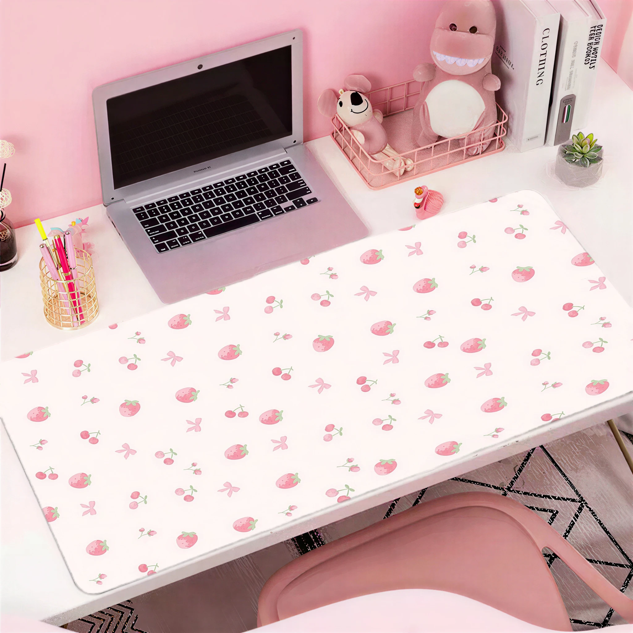 

Коврик для мыши в стиле Харадзюку XXL, удлиненный, с модным цветовым дизайном, нескользящая резиновая основа для ПК, ноутбука, игровой консоли