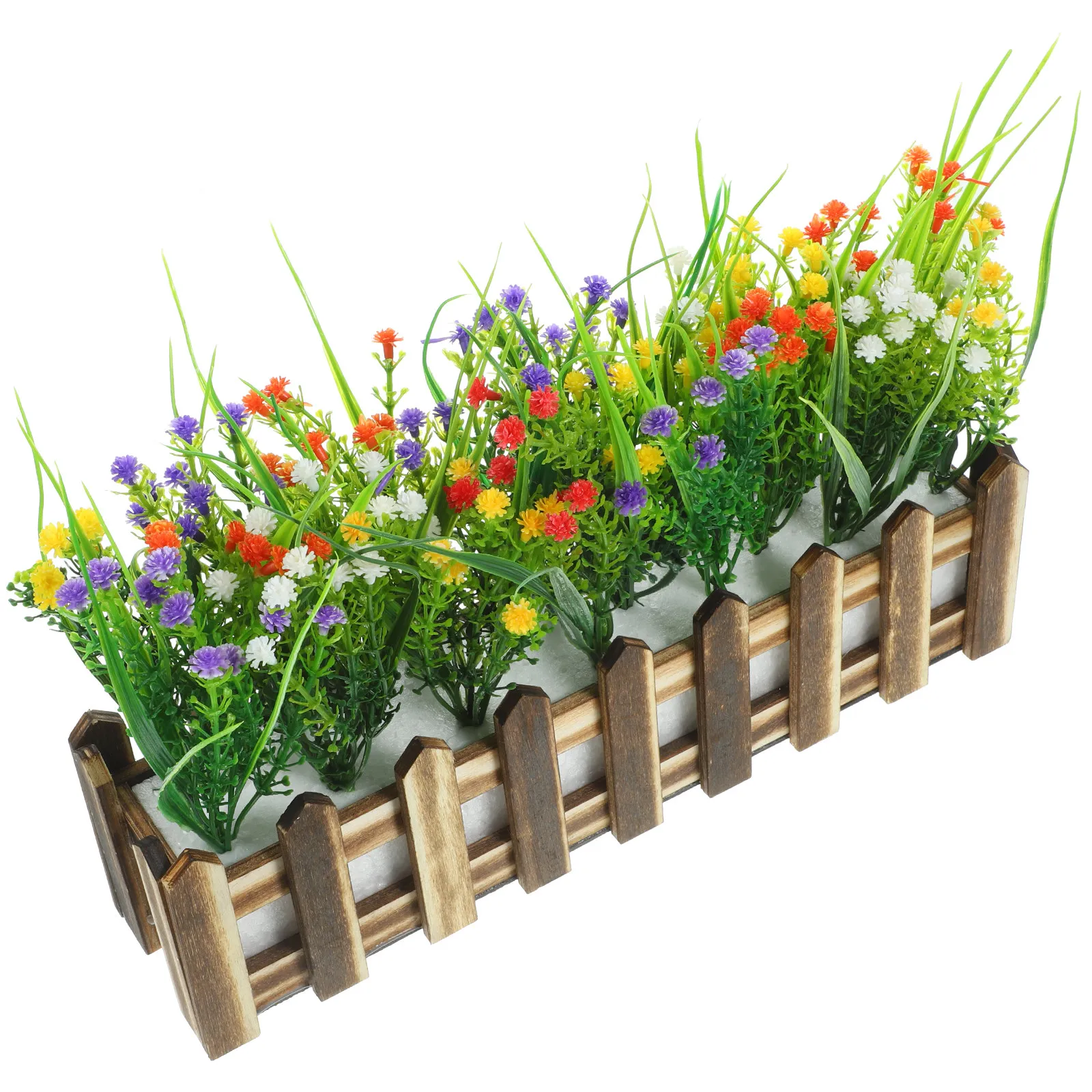 

1Set Natural Look Gypsophila Fake Flower Fence Decoration Vivid Real Touch Artificial Flowers for Living Room Dining Table Party