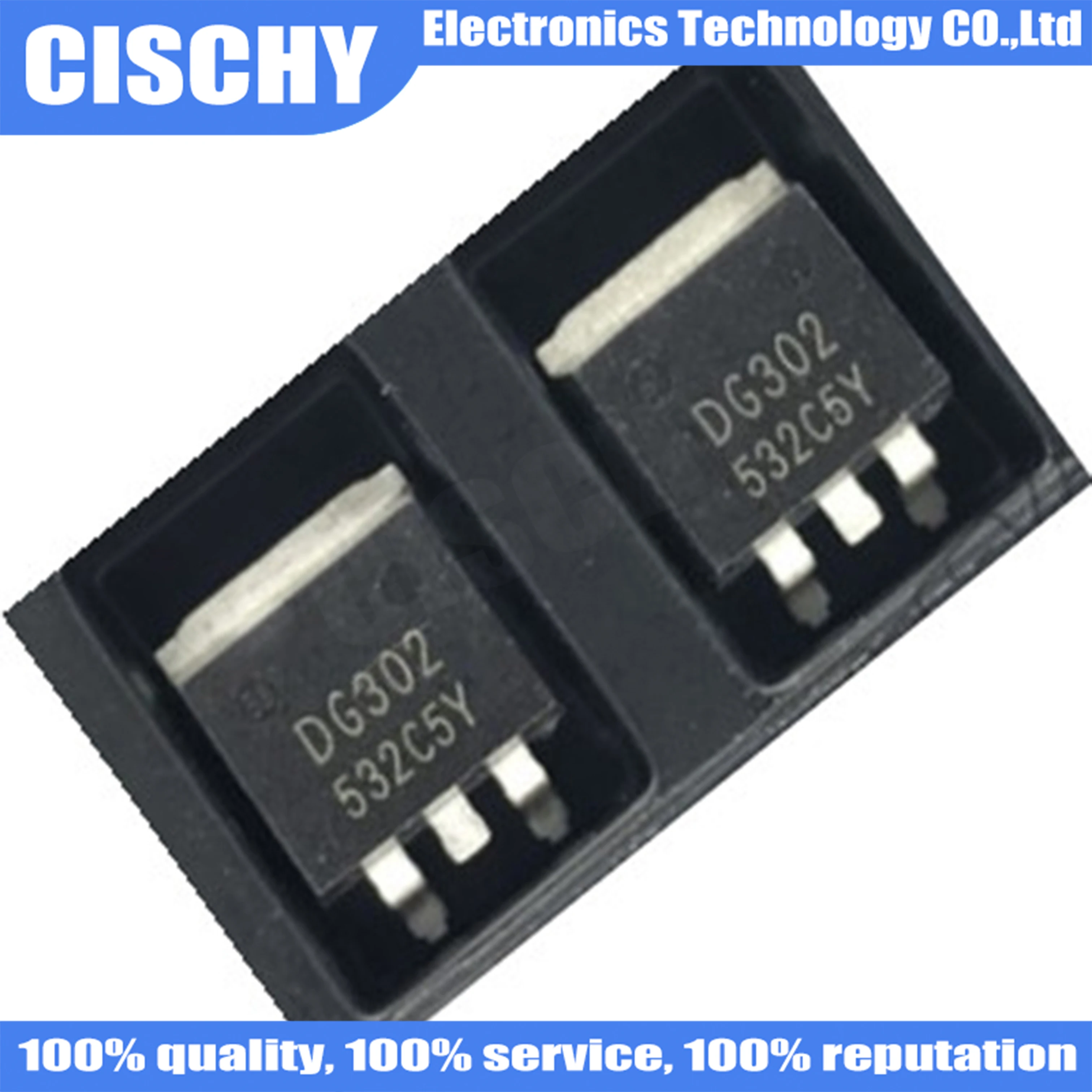 10PCS/lot DG302 DG 302 TO-TO263 In Stock