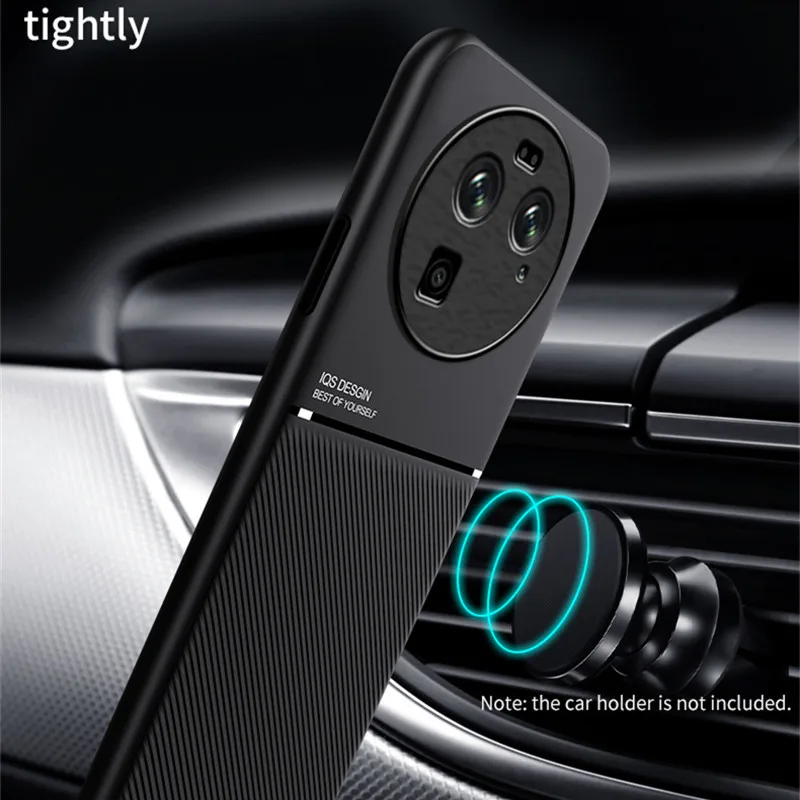 Per OPPO Find X6 Pro Case custodie magnetiche per auto in Silicone di lusso per OPPO Find X6 Pro FindX6Pro 5G Cover posteriore Fundas