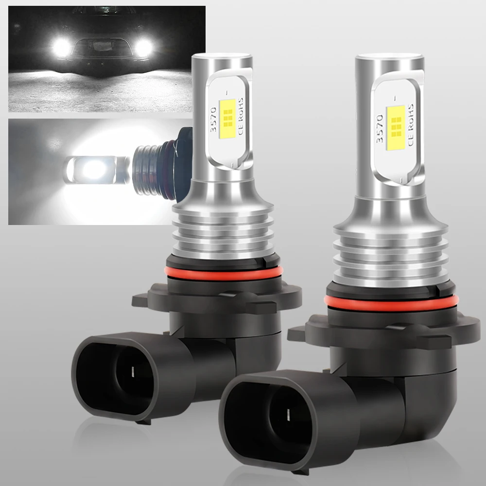 2PCS H7 H1 H8 H9 H11 9005 9006 Led-lampen HB3 HB4 CSP LED Super Helle Scheinwerfer DRL Lampe 6000K Weiß – Detail 3