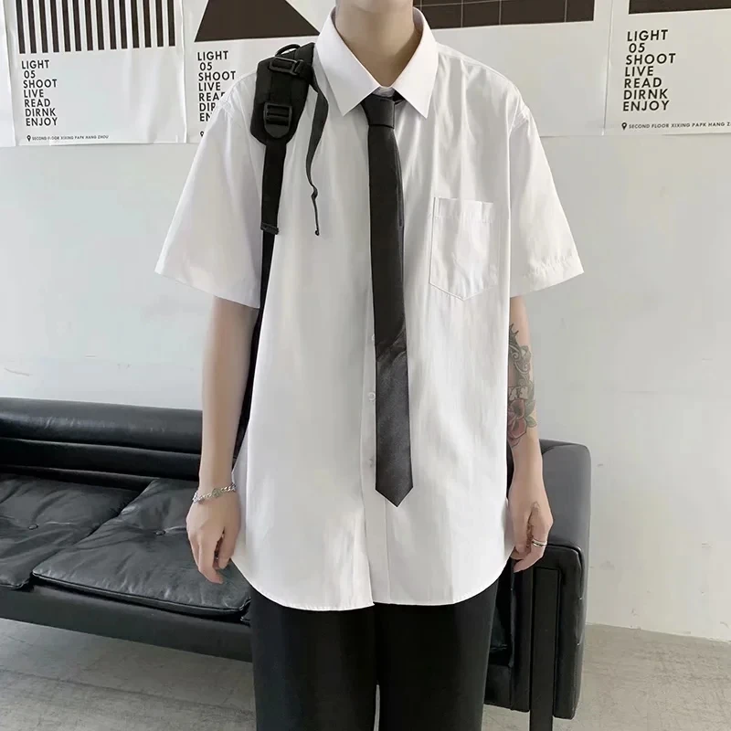 

Белый ort Sve irt And Small West Pants Комплект из двух предметов для мужчин и женщин Пара Sle Haome All Match Initial Summer ...