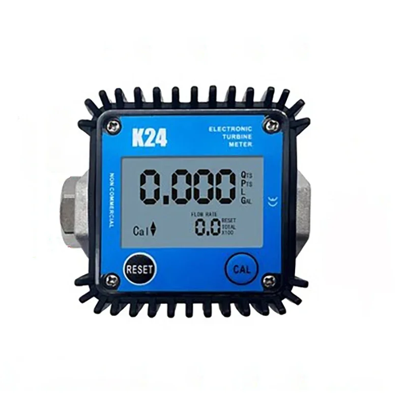 Two ends 6 points core supplement electronic aluminum alloy corrosion-resistant viscosity flowmeter digital display gear meter