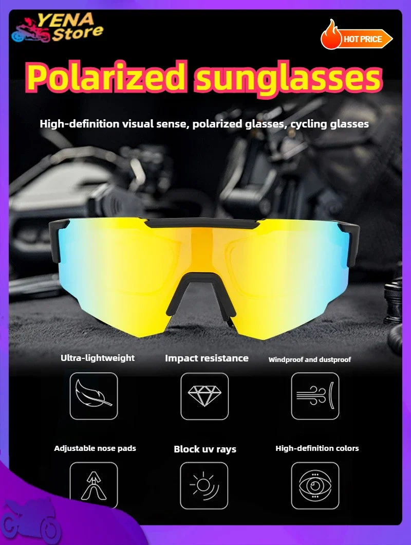 

Men's sunglasses Sports Riding glasses Mountain bike Motorcycle Hiking Camping Golf goggles Women's baseball