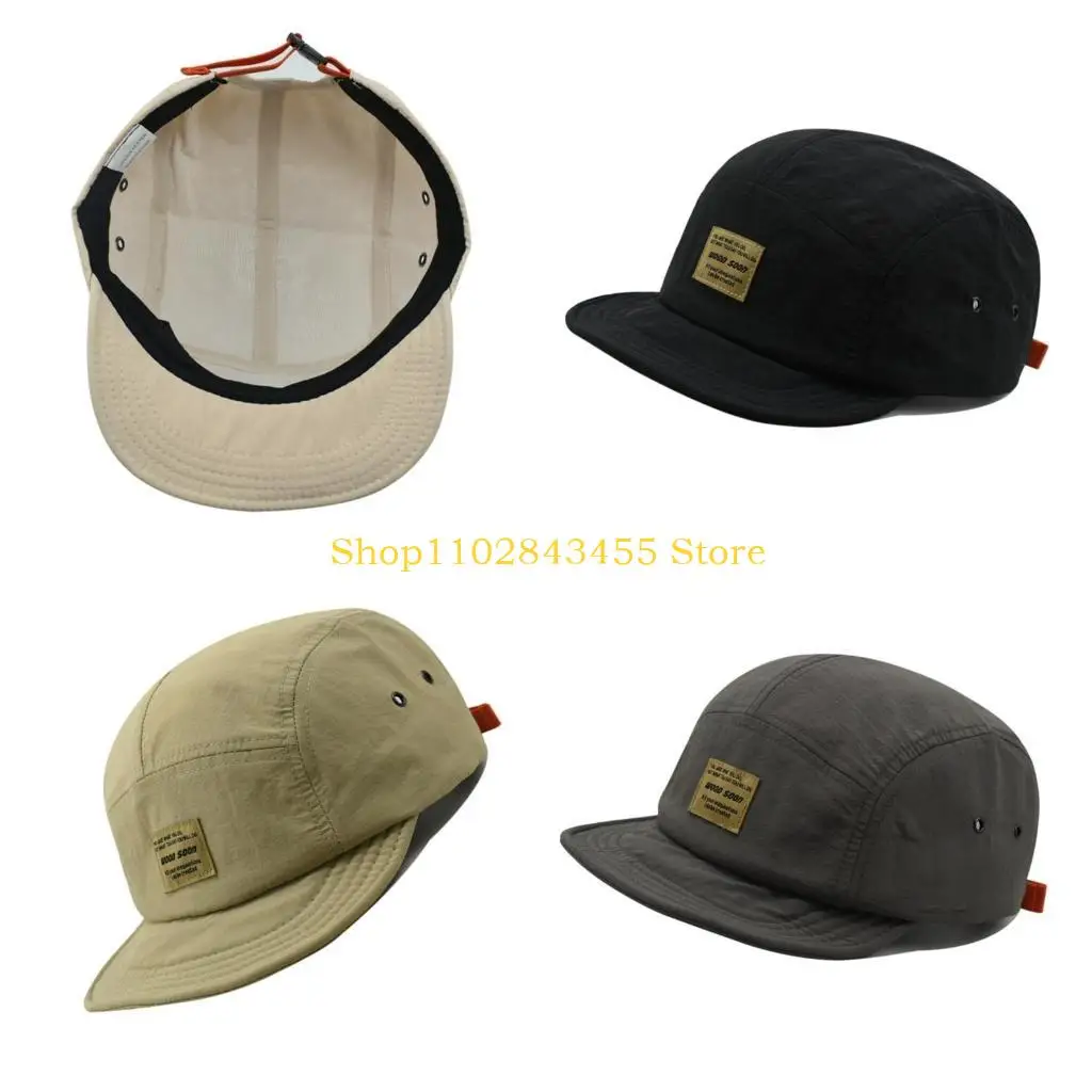 49MC Short Brim Sports Hat Unisex Sunshade Breathable Baseball Hat for Outdoor