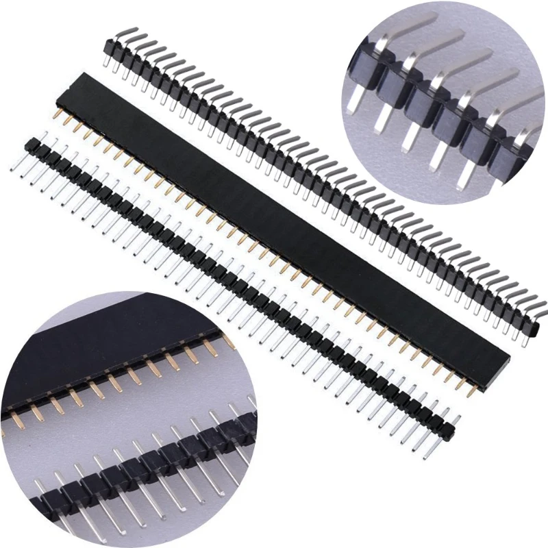 Imagem -06 - Universal Circuito Impresso Pcb Board Kit Protótipo Duplo Lado Faça Você Mesmo com Conector de Cabeçalho Bloco Terminal e Jumper Caps 100 Pcs