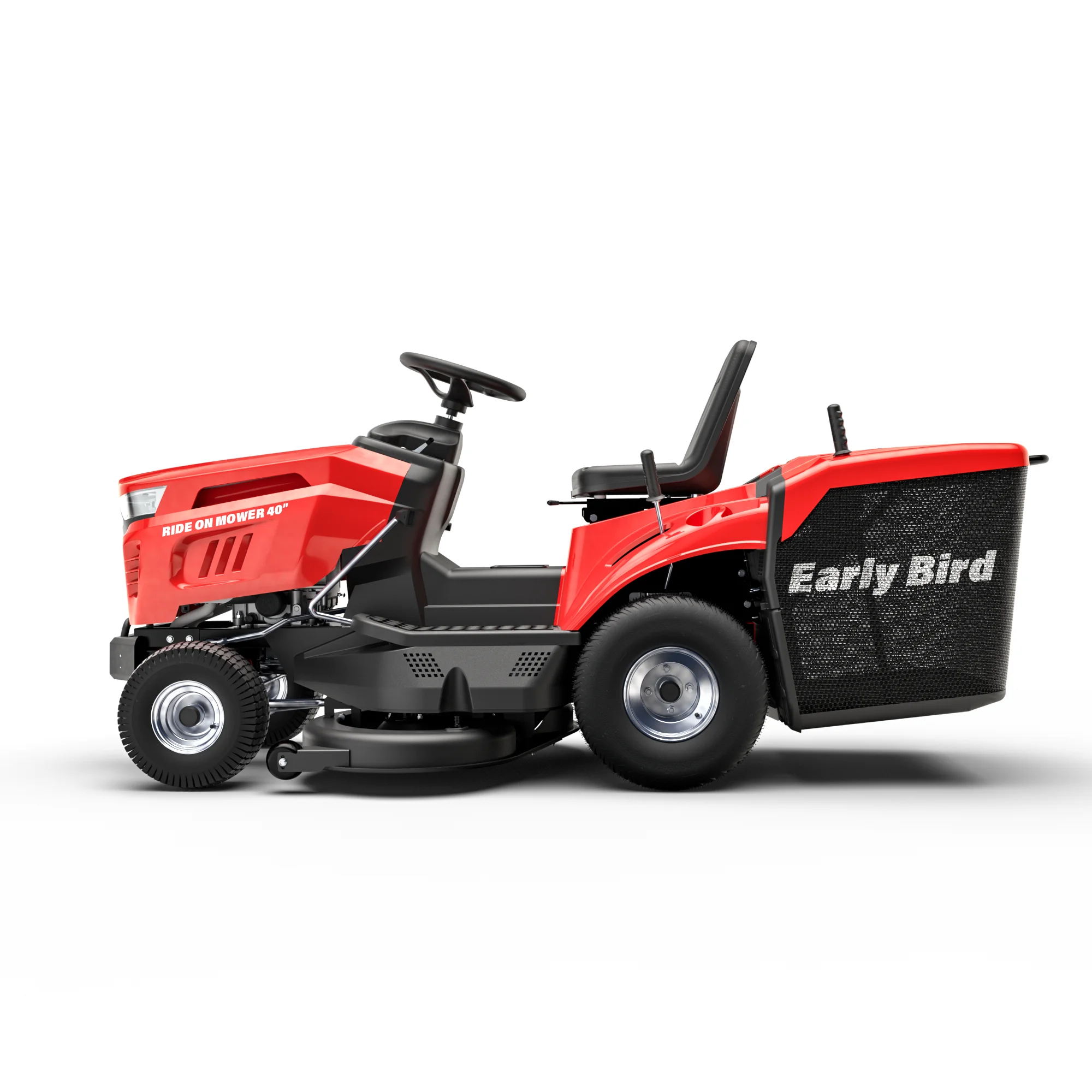 

Riding 40-Inch Garden Mower Grass Trimmer Electric Start and Engine Lawn Mower